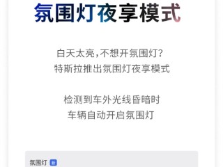 特斯拉全新OTA升级发布！新增家长控制、视觉限速等功能！